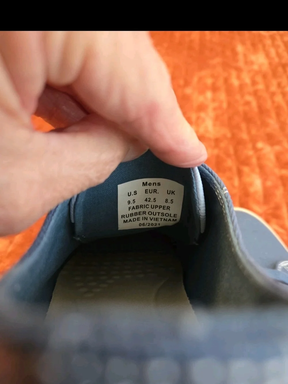 Men's 9.5 PENGUIN Low-Top Fabric Sneakers in Slate Blue,xlnt.cond.